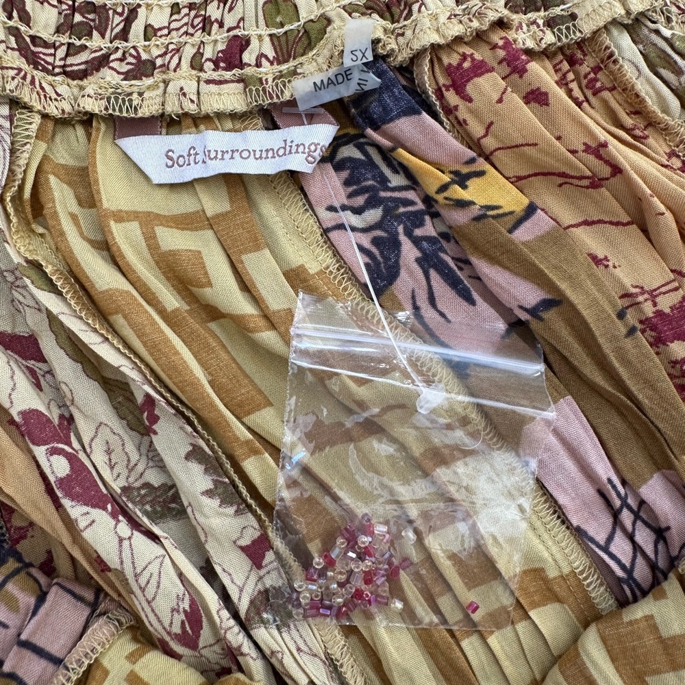 Soft Surroundings Patchwork Maxi Skirt - image 4